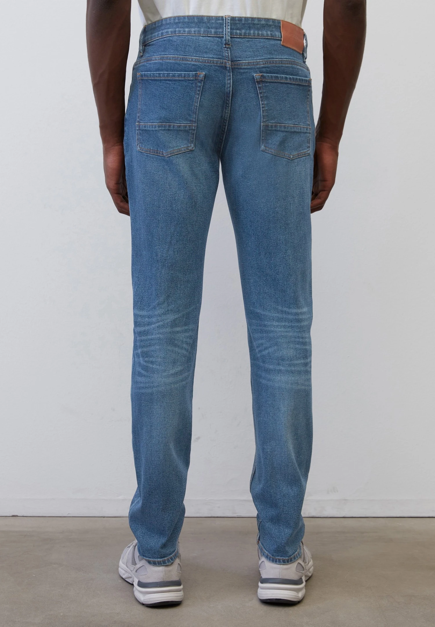 Marc O'Polo Sjöbo Shaped - Straight Leg Jeans - Retro Blue Wash 4 Marc O'Polo Sjöbo Shaped - Straight Leg Jeans - Retro Blue Wash - Afbeelding 2