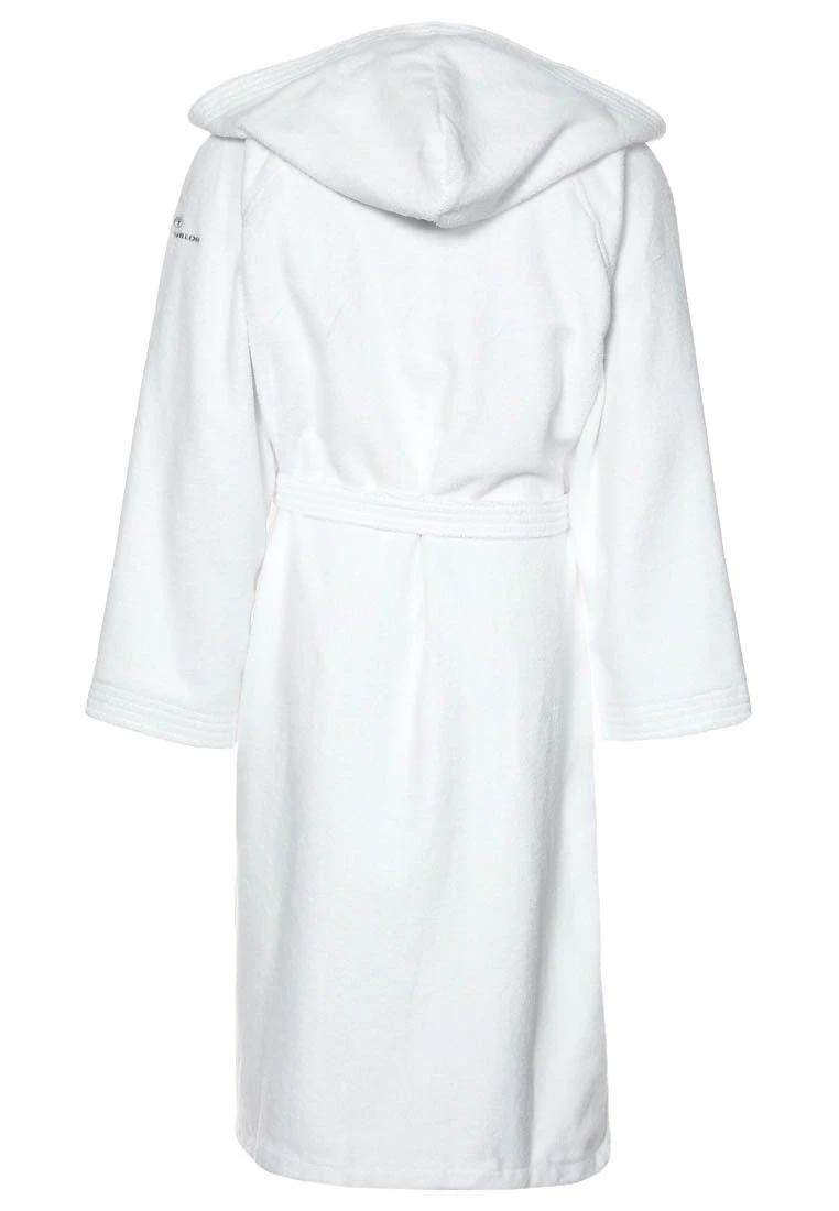 Tom Tailor Basic Velours - Badjas - Weiß 4 Tom Tailor Basic Velours - Badjas - Weiß - Afbeelding 2