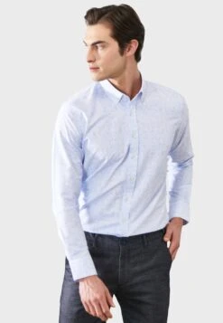 Slim Fit Printed - Overhemd - Blue -Jack and Jones Verkoopwinkel 8ee3b9c77d9a4d10bf2680df19ece623