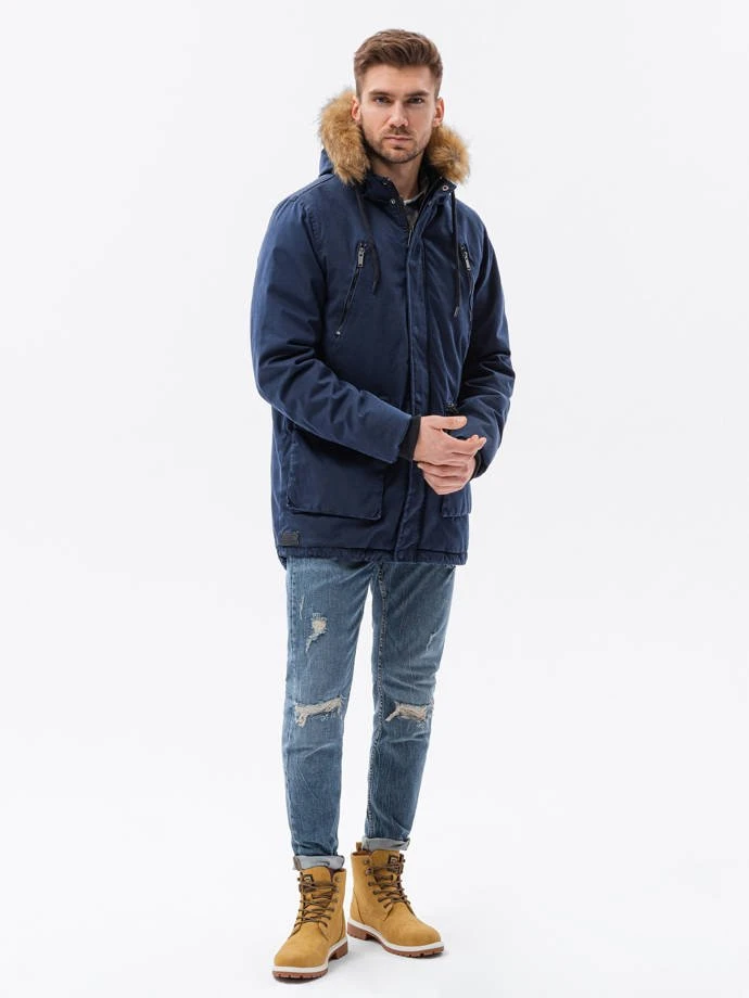 Parka - Blue 6 Parka - Blue - Afbeelding 4
