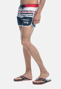 Koroshi Stripes Waist Rubber- Zwemshorts - Rojo Red -Jack and Jones Verkoopwinkel 9078bdcb4fca4084abdc0c343bf43969