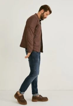 Imitatieleren Jas - Brown -Jack and Jones Verkoopwinkel 90abbae0c67c49b2ab65bd7266f6b9b1