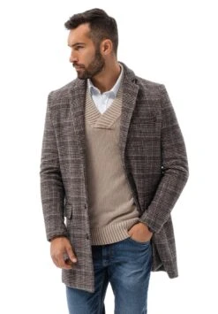 Halflange Jas - Brown 17 Halflange Jas - Brown -Jack and Jones Verkoopwinkel 90b070dbd67d43cba2b0f95098ae010f