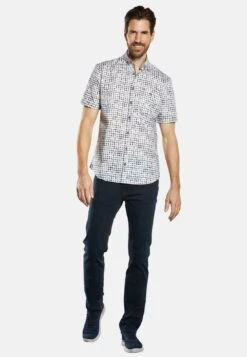 Kurzarm-Gemustert - Overhemd - Saphirblau 9 Kurzarm-Gemustert - Overhemd - Saphirblau -Jack and Jones Verkoopwinkel 90d2cfdbc1174654ba0ee06e4b39ca44