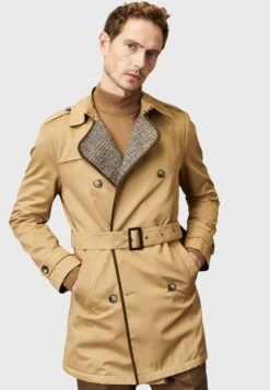 Standard Fit Plain- Trenchcoat - Beige -Jack and Jones Verkoopwinkel 91192727d56448008d2fa04e9a77d25c