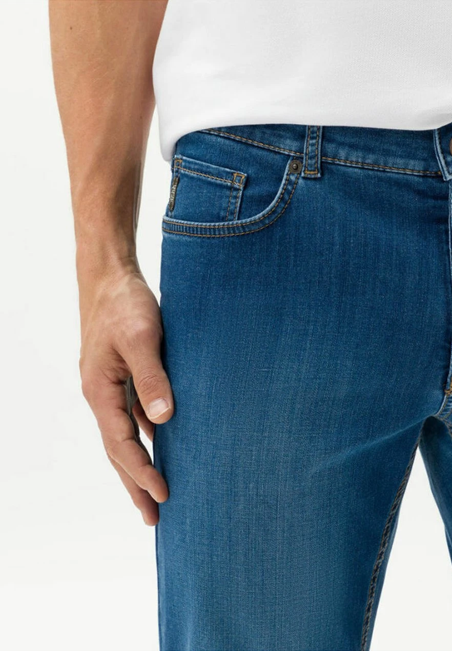 BRAX Style Cooper - Straight Leg Jeans - Mid Blue Used 6 BRAX Style Cooper - Straight Leg Jeans - Mid Blue Used - Afbeelding 4