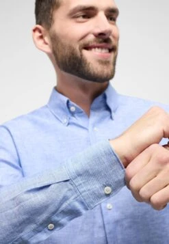 Eterna Soft Tailoring - Overhemd - Mittelblau -Jack and Jones Verkoopwinkel 913fda6530144294b1d3c26285ed736e