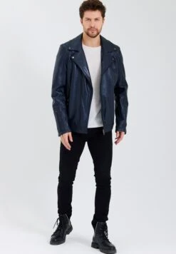 Leren Jas - Dunkelblau 10 Leren Jas - Dunkelblau -Jack and Jones Verkoopwinkel 91c6f3e27bae44a09071d753eb452342