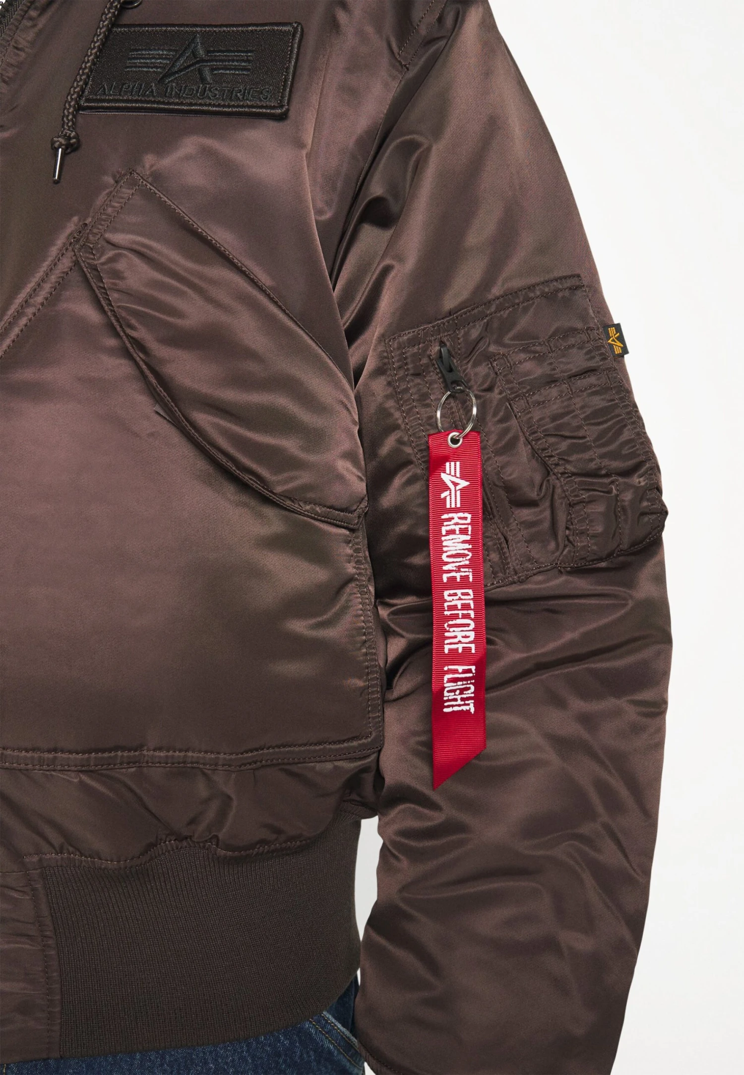 Alpha Industries Hooded Custom - Winterjas - Hunter Brown 12 Alpha Industries Hooded Custom - Winterjas - Hunter Brown - Afbeelding 10