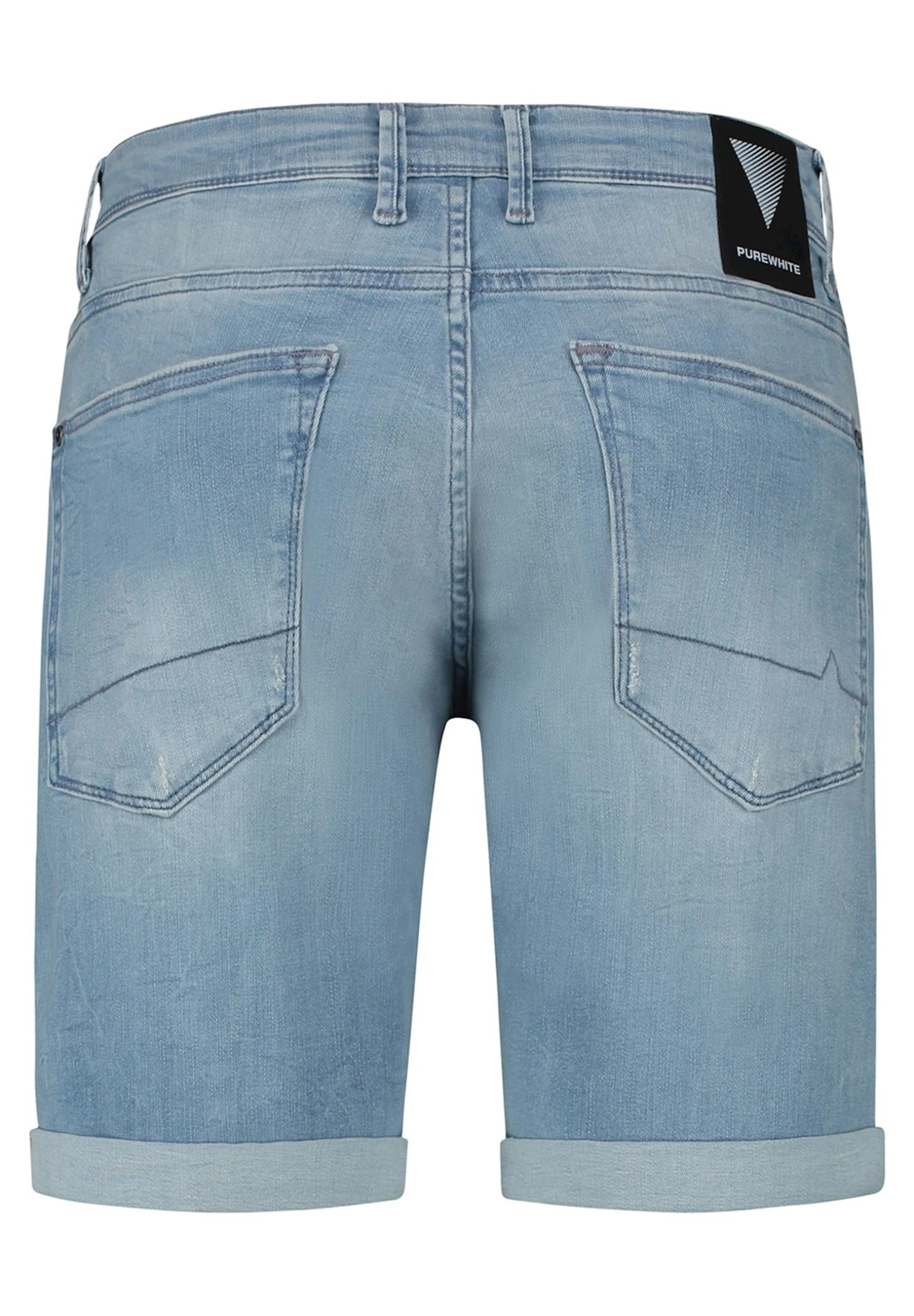 Jeansshort - Denim Light Blue 7 Jeansshort - Denim Light Blue - Afbeelding 5