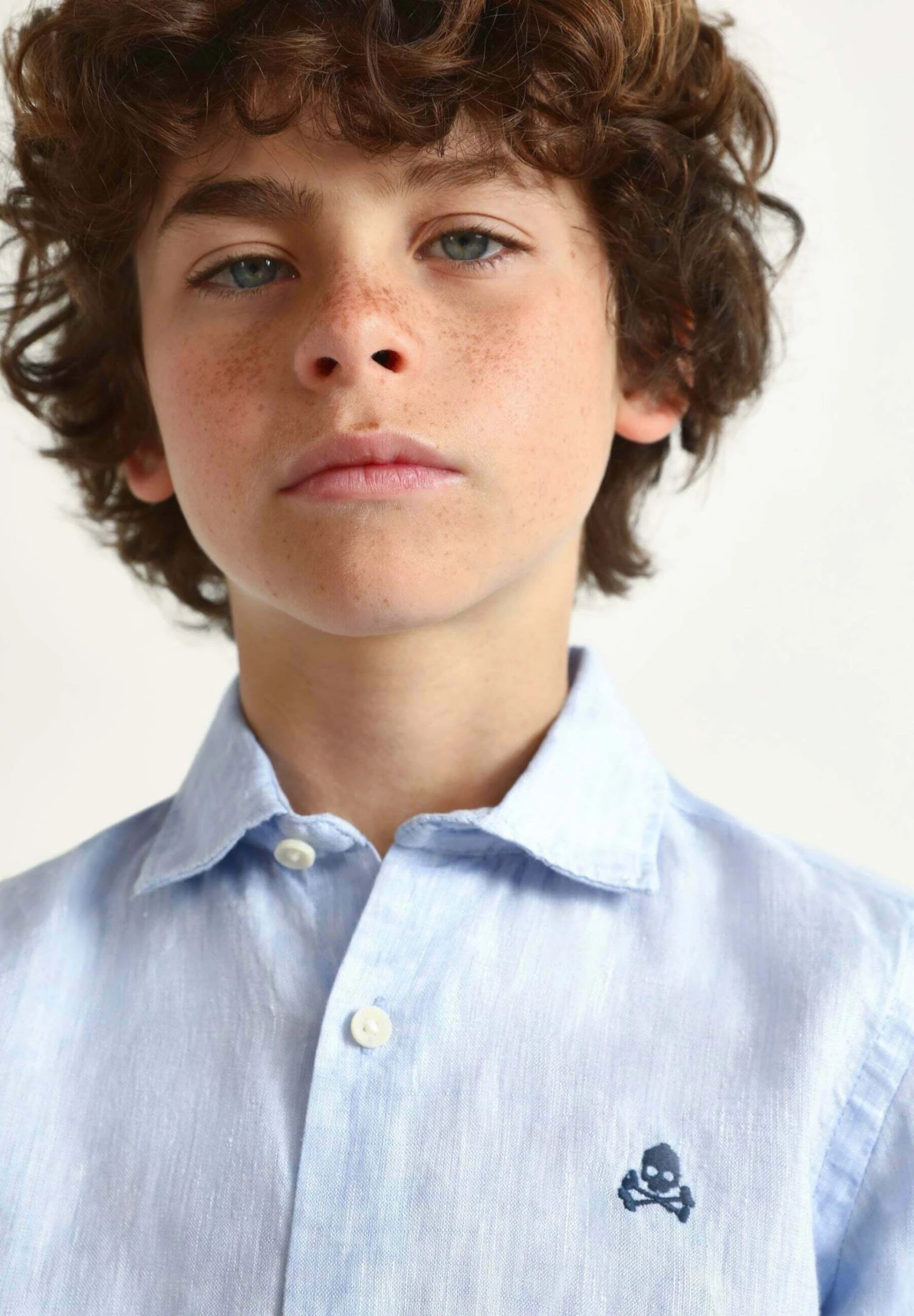 Scalpers Classic- Overhemd - Skyblue 5 Scalpers Classic- Overhemd - Skyblue - Afbeelding 3