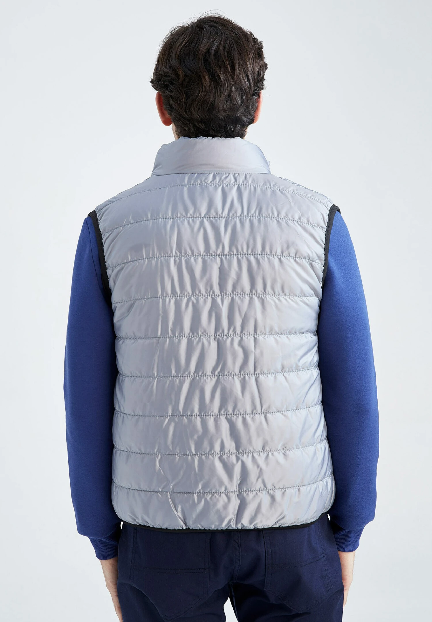 DeFacto Slim Fit - Bodywarmer - Grey 5 DeFacto Slim Fit - Bodywarmer - Grey - Afbeelding 3