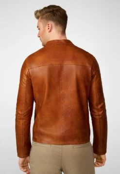 Tomaso - Leren Jas - Cognac -Jack and Jones Verkoopwinkel 933da2593c8e4aeebcf37d6346e471f1