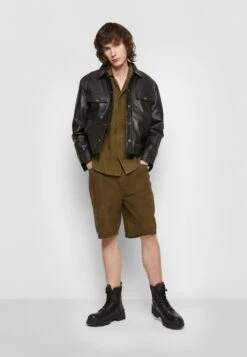 Frankie - Leren Jas - Black -Jack and Jones Verkoopwinkel 93518f3285b14dada428a251ee2a64c5