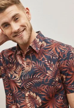 Next Short Sleeve Floral Standard - Overhemd - Navy Blue 8 Next Short Sleeve Floral Standard - Overhemd - Navy Blue -Jack and Jones Verkoopwinkel 93b5507caa7c498196aa245680c00778