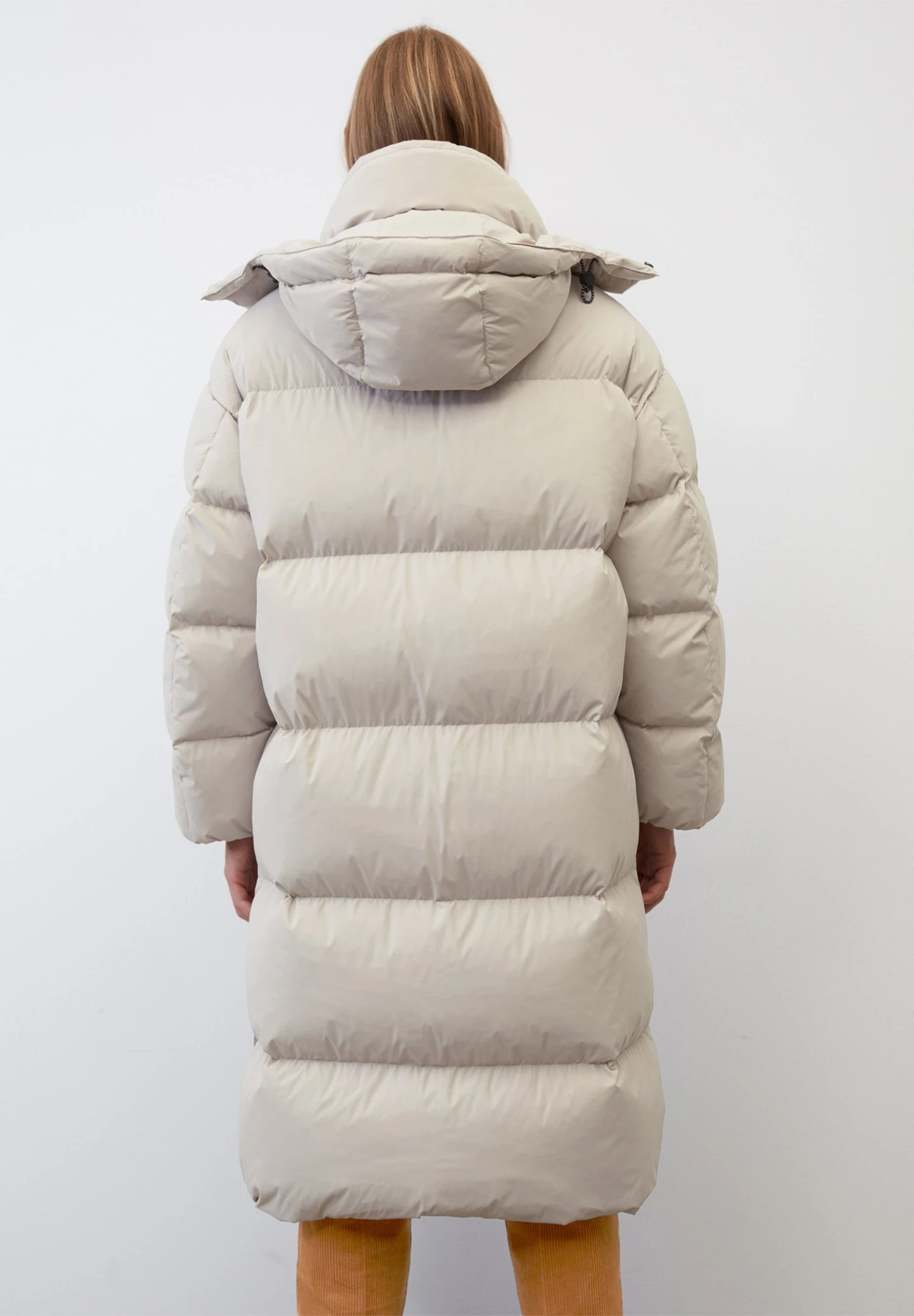 Marc O'Polo Jacket Puffer Long Hood Side Vents - Donsjas - Natural 4 Marc O'Polo Jacket Puffer Long Hood Side Vents - Donsjas - Natural - Afbeelding 2
