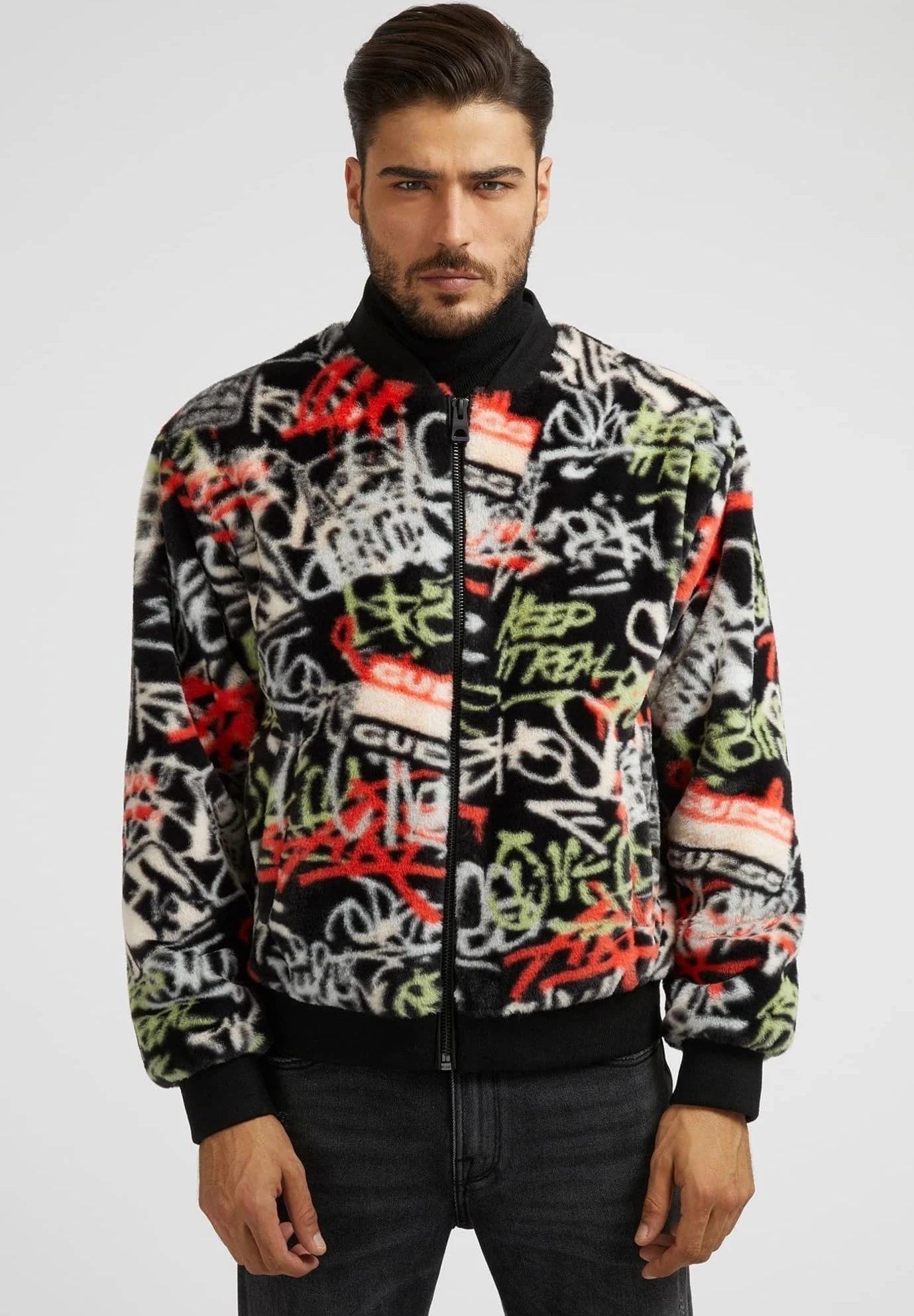 Guess Graffiti - Winterjas - Gemustert Multicolor 3 Guess Graffiti - Winterjas - Gemustert Multicolor