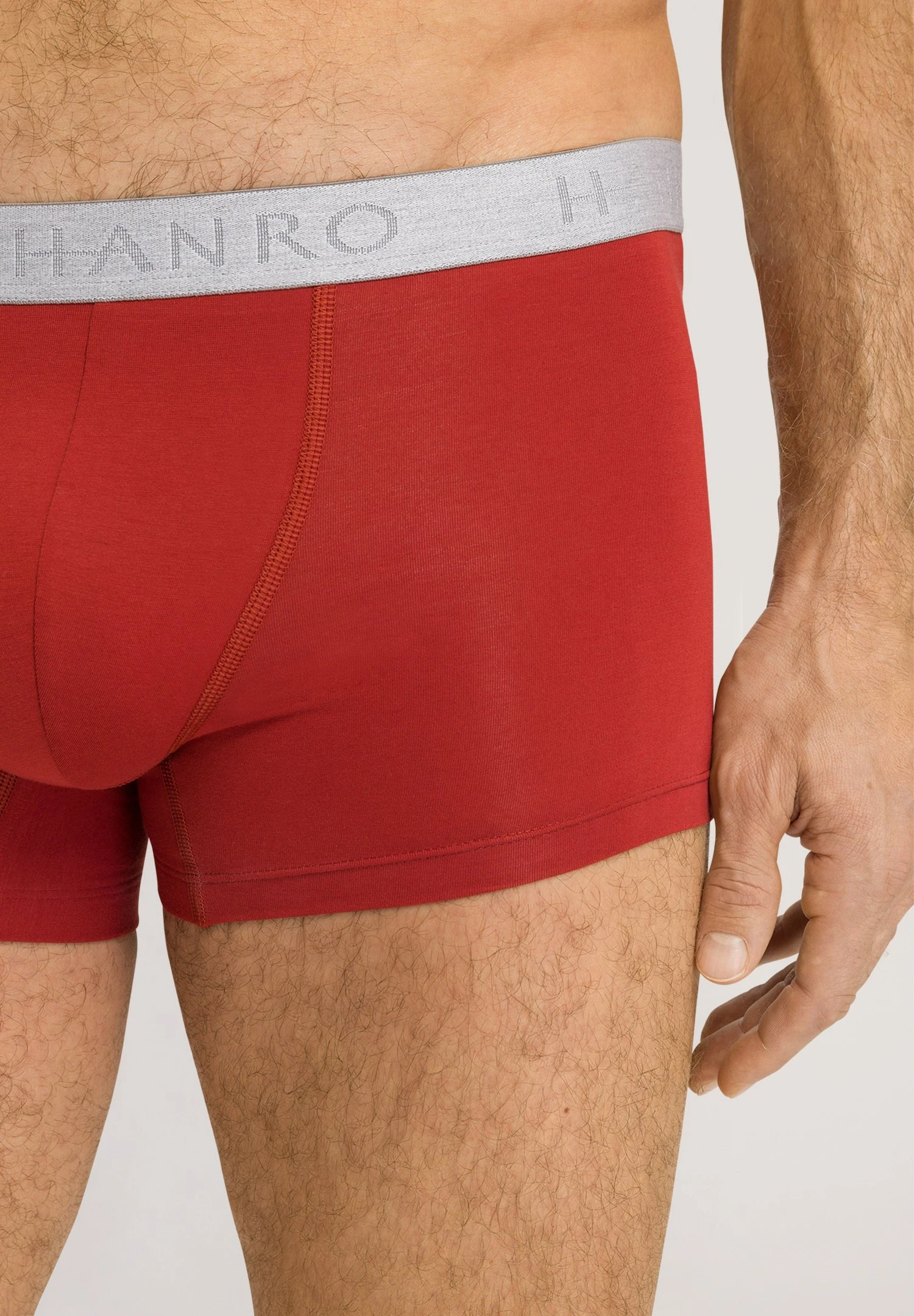 HANRO 2-Pack Essentials - Onderbroeken - Red Ochre/Fresh Grey 6 HANRO 2-Pack Essentials - Onderbroeken - Red Ochre/Fresh Grey - Afbeelding 4