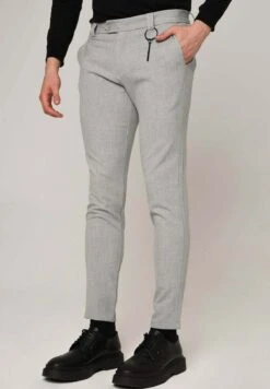Slim Fit Accessorized - Chino - Light Grey -Jack and Jones Verkoopwinkel 9541e25aa80945f0bb3f733be1b5458c