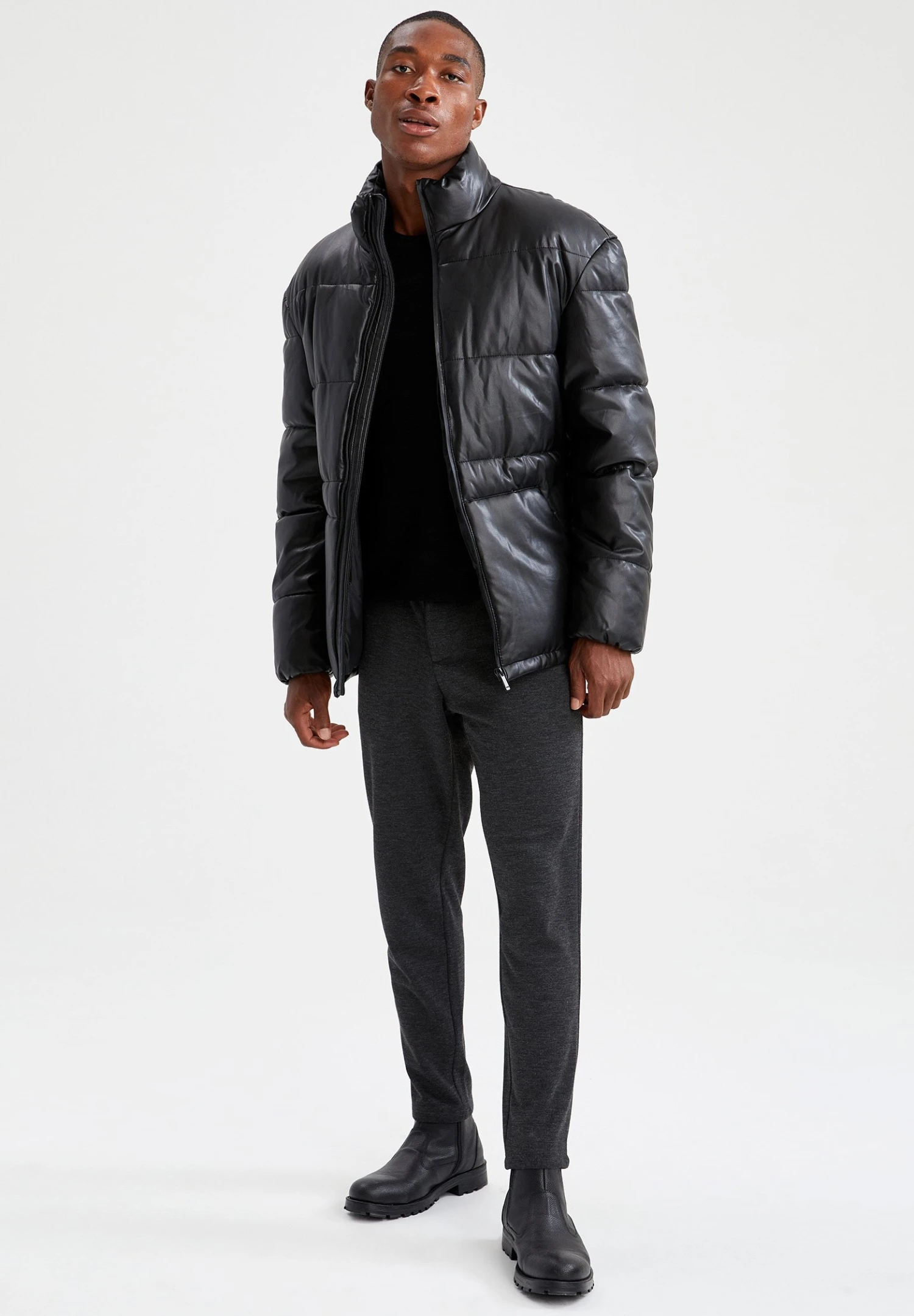 Defacto - Winterjas - Black 4 Defacto - Winterjas - Black - Afbeelding 2