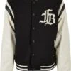 FUBU Old English Varsity Jacket - Bomberjacks - Black Offwhite White -Jack and Jones Verkoopwinkel 971661b08b294e4985aae49e7271bb00