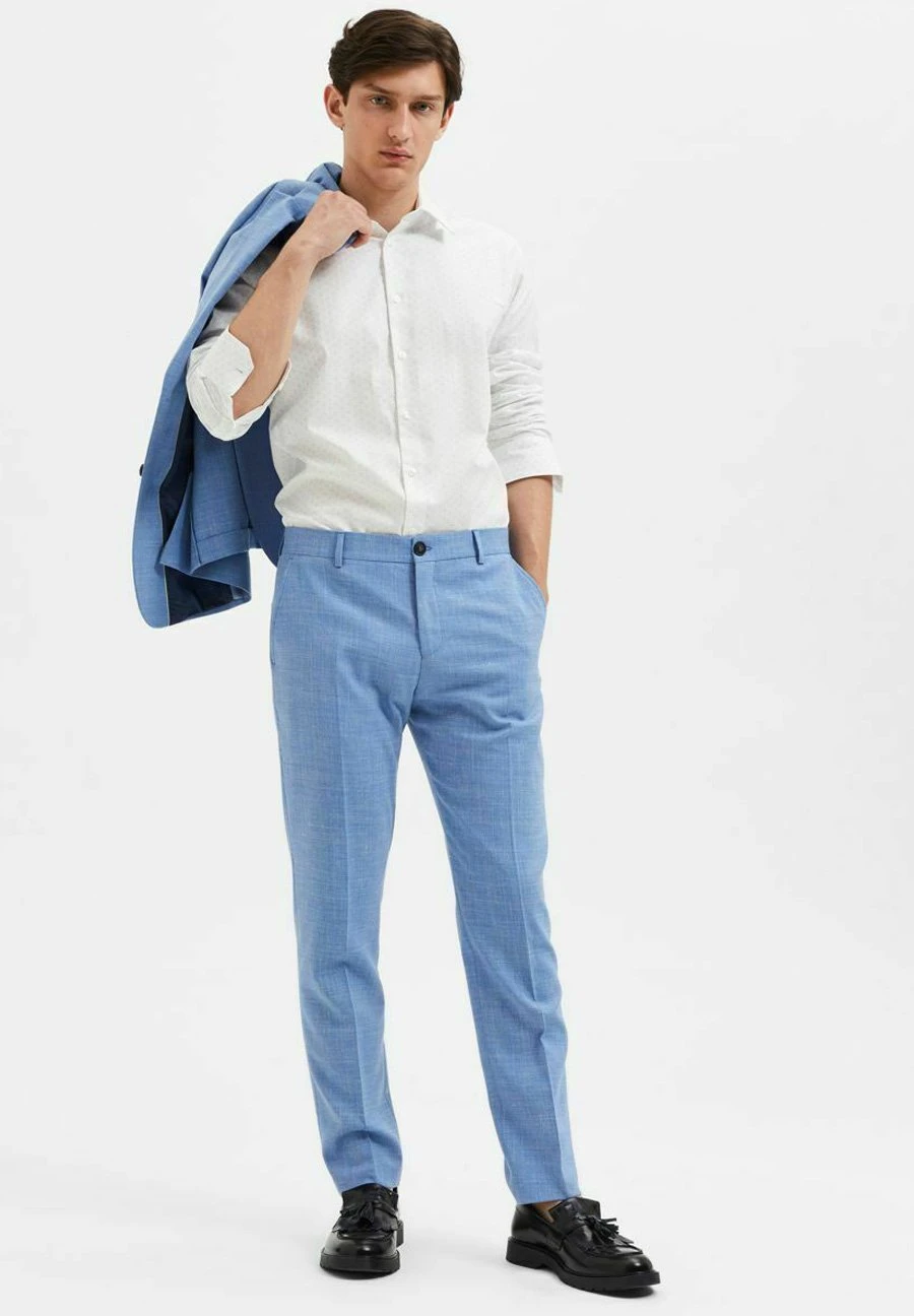 Selected Homme Broek - Light Blue 4 Selected Homme Broek - Light Blue - Afbeelding 2