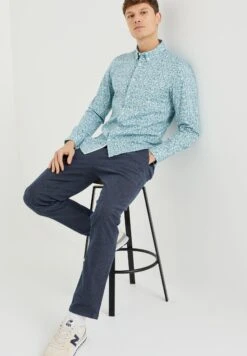 WE FASHION Slim-Fitmit Muster - Overhemd - Blau -Jack and Jones Verkoopwinkel 97bba5854f394cdcbb40c561d8f8bffe