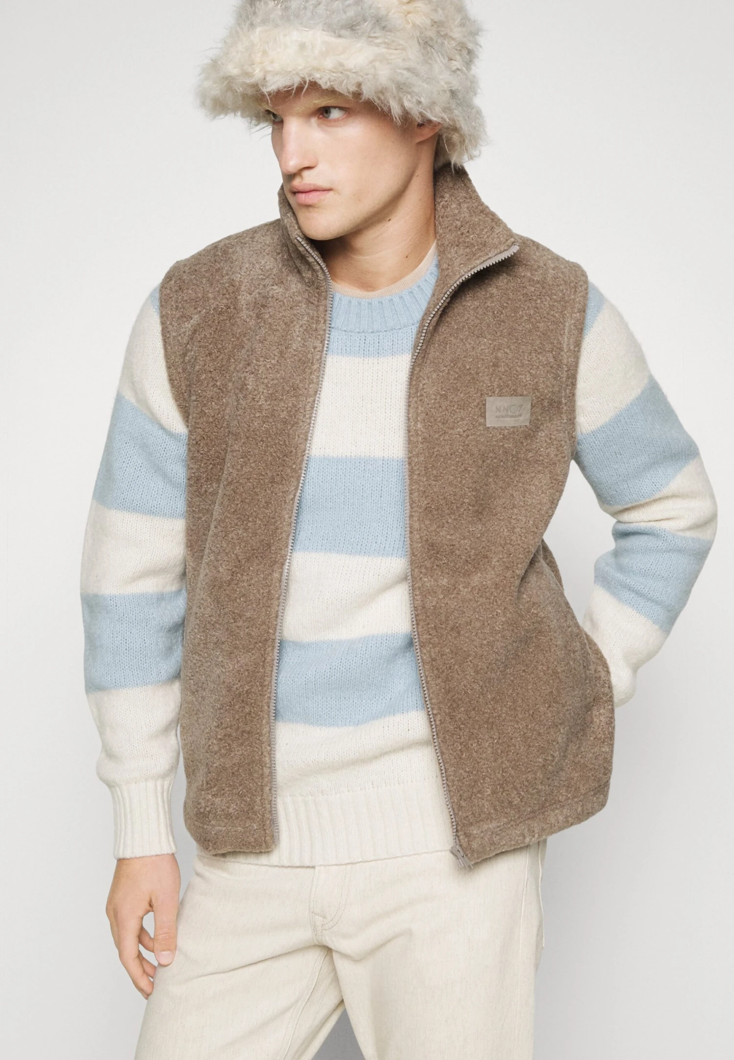 NN07 Nil Vest - Bodywarmer - Iron 6 NN07 Nil Vest - Bodywarmer - Iron - Afbeelding 4