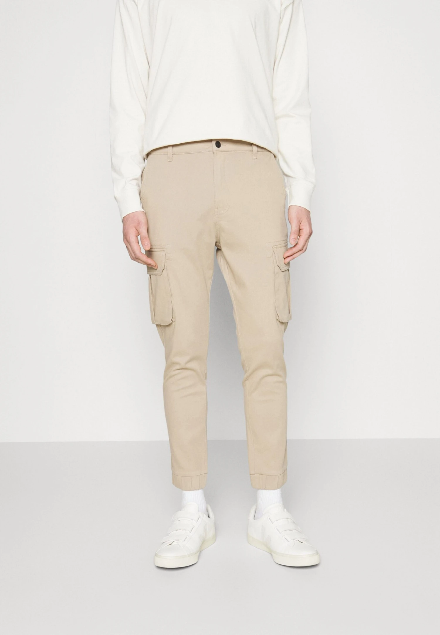 Pier One Cuffed Skinny Trouser- Cargobroek - Tan 3 Pier One Cuffed Skinny Trouser- Cargobroek - Tan