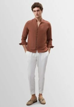 Standing Collar - Overhemd - Brown 12 Standing Collar - Overhemd - Brown -Jack and Jones Verkoopwinkel 982df967e682482494a4a837aa0179dc