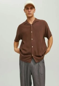 Jack & Jones Kurzarm - Overhemd - Chestnut