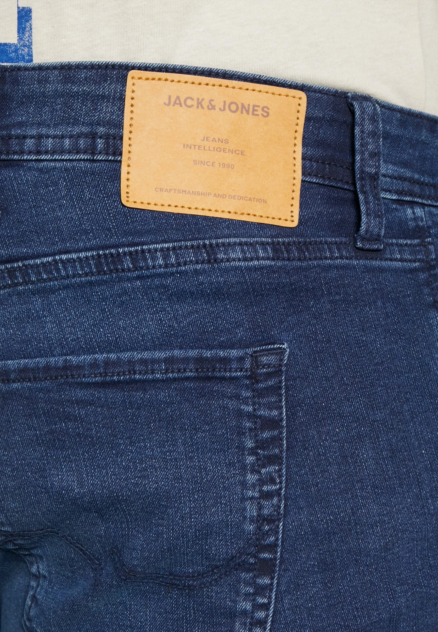 Jack & Jones Jjimike Jjoriginal Sq 350 Pls - Straight Leg Jeans - Blue Denim 7 Jack & Jones Jjimike Jjoriginal Sq 350 Pls - Straight Leg Jeans - Blue Denim - Afbeelding 5