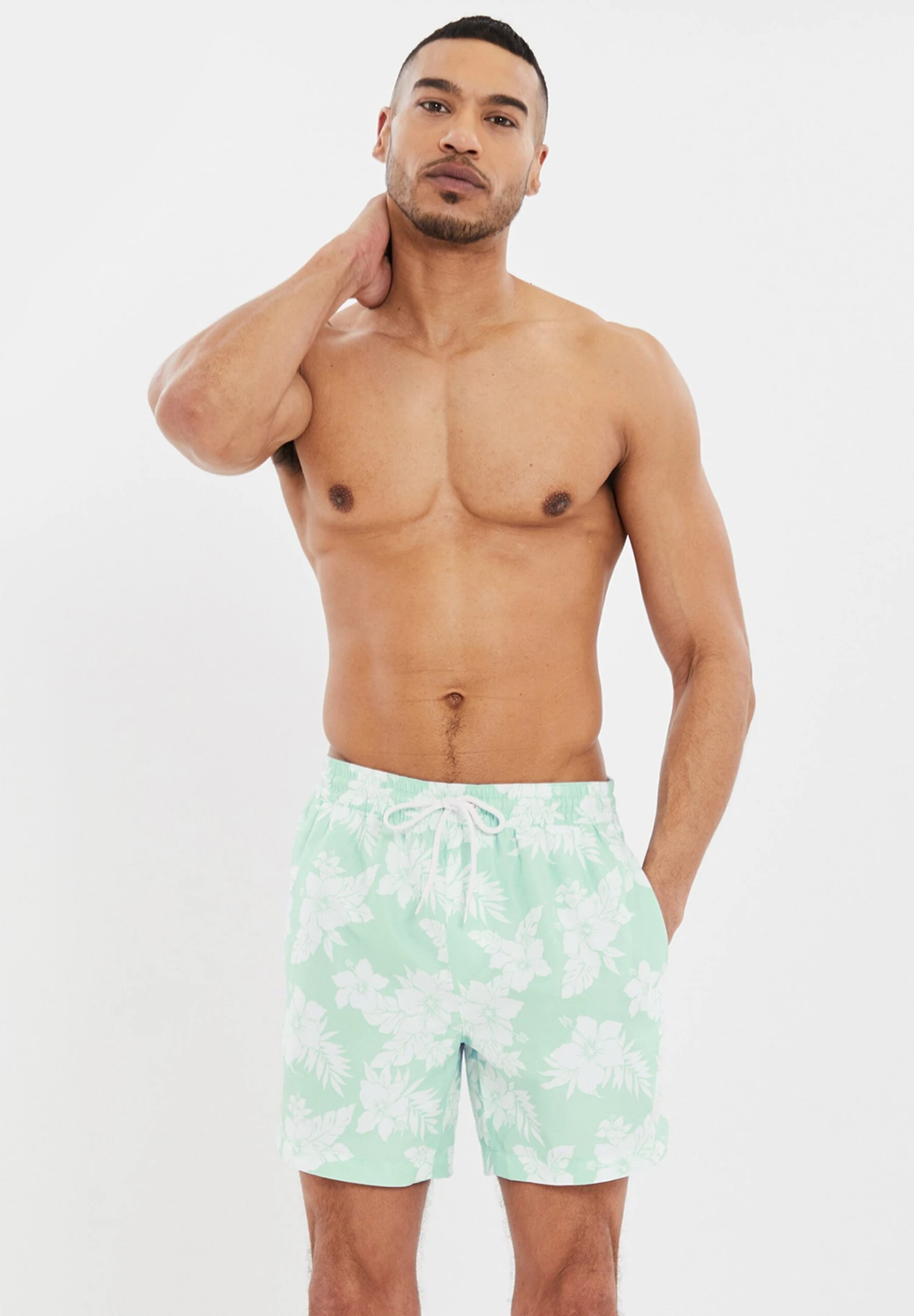 Threadbare Thb Sunset - Zwemshorts - Mint 4 Threadbare Thb Sunset - Zwemshorts - Mint - Afbeelding 2