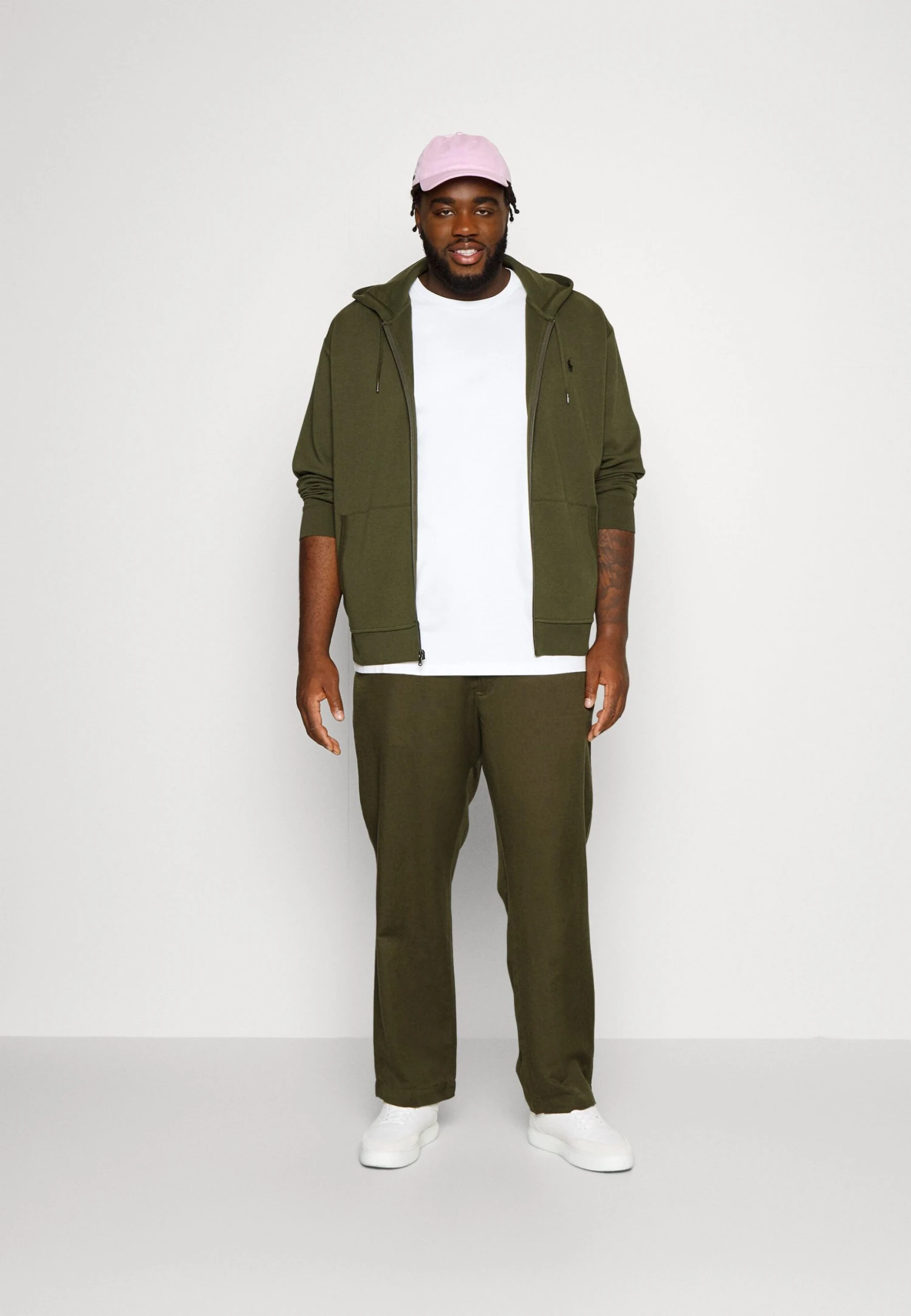 Classic Fit Linen-Blend Trouser - Broek - Canopy Olive 4 Classic Fit Linen-Blend Trouser - Broek - Canopy Olive - Afbeelding 2