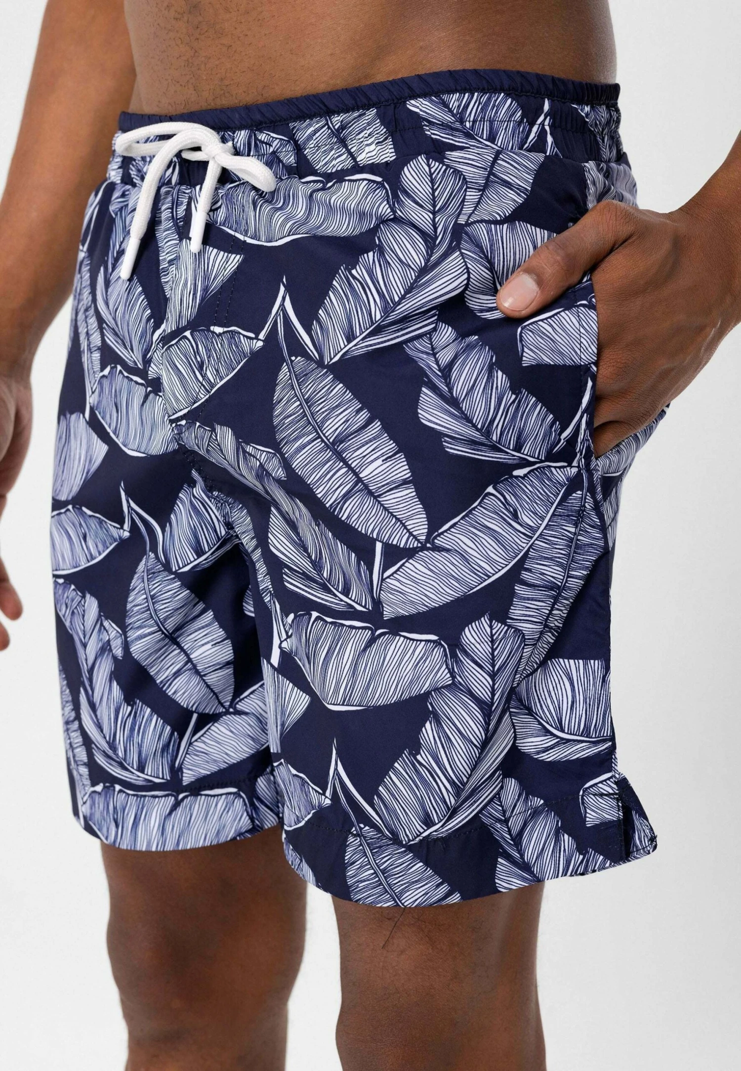 Zwemshorts - Navy/White 6 Zwemshorts - Navy/White - Afbeelding 4