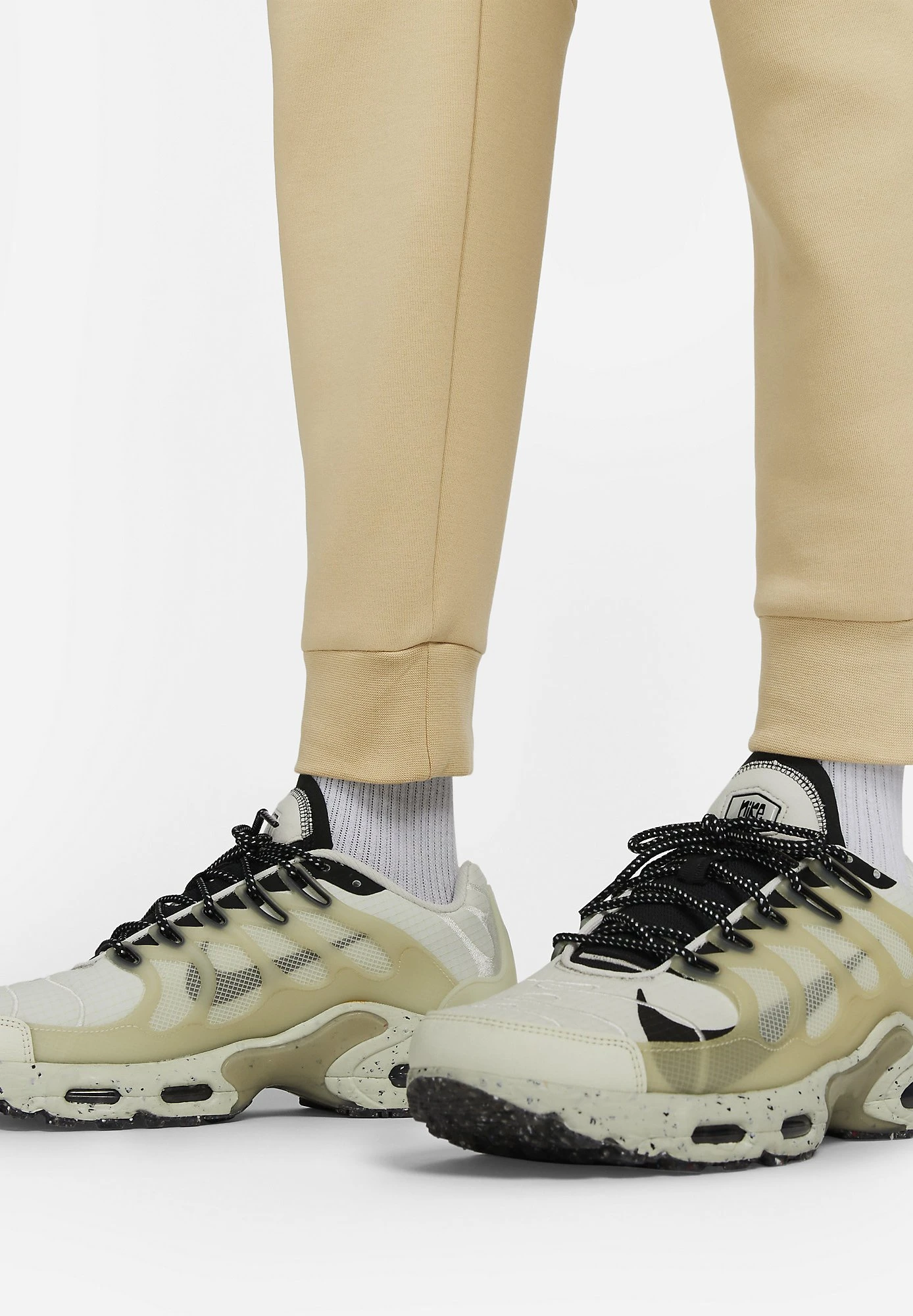 Nike Sportswear M Tch Flc S - Trainingsbroek - Sesame/Lt Photo Blue 8 Nike Sportswear M Tch Flc S - Trainingsbroek - Sesame/Lt Photo Blue - Afbeelding 6