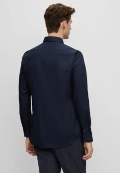 Boss Hank- Zakelijk Overhemd - Navy -Jack and Jones Verkoopwinkel 99a574e69e6049fc98ea0c0e0c33f537
