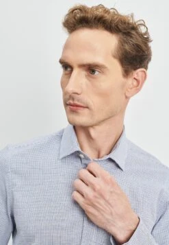 Dobby Weave- Overhemd - White Dark Blue -Jack and Jones Verkoopwinkel 99aa9fa62d144296a6553f9f00b07fc1