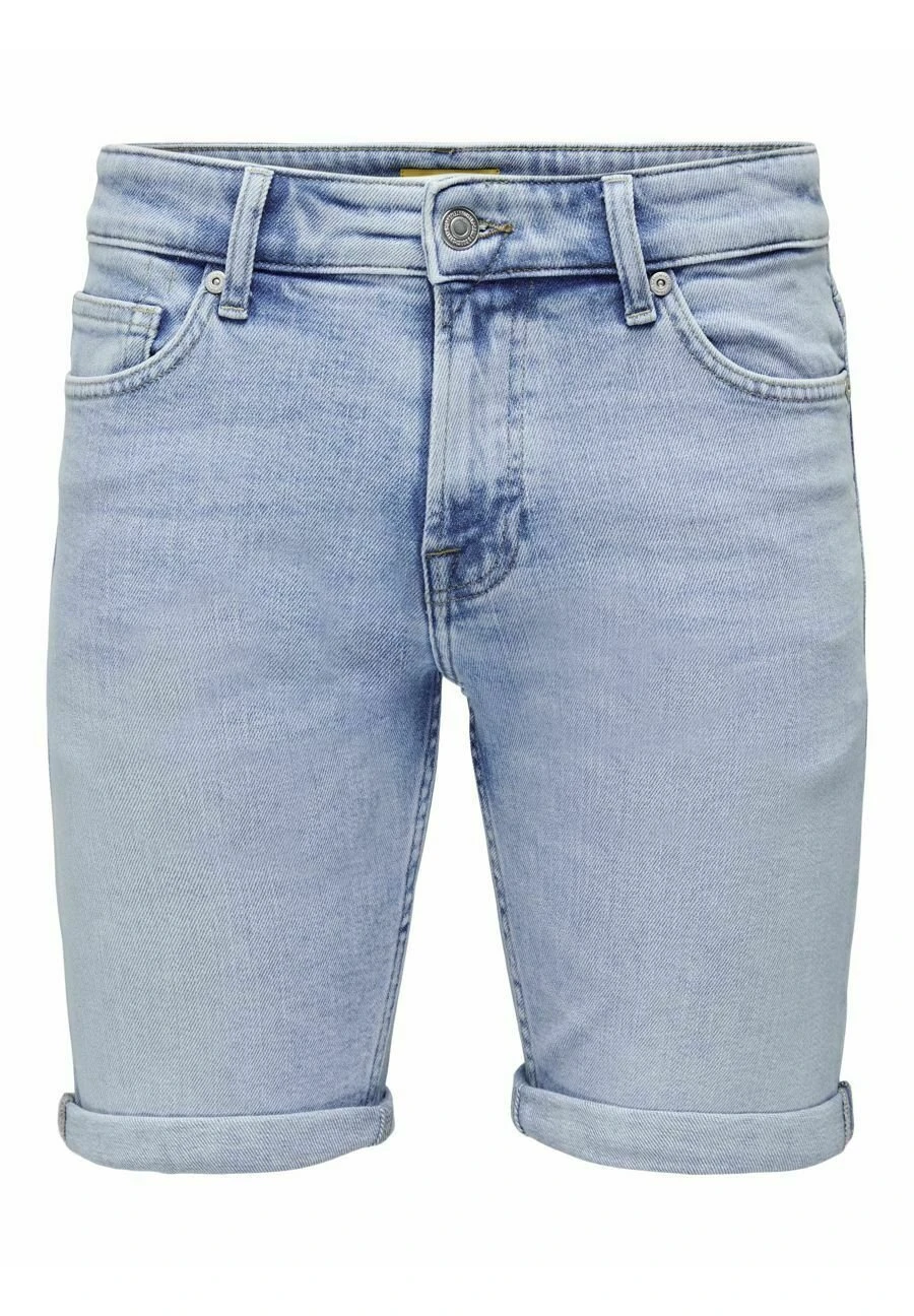 Only & Sons Jeansshort - Light Blue Denim 8 Only & Sons Jeansshort - Light Blue Denim - Afbeelding 6