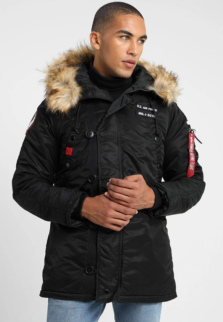 Alpha Industries Airborne - Winterjas - Black 6 Alpha Industries Airborne - Winterjas - Black - Afbeelding 4