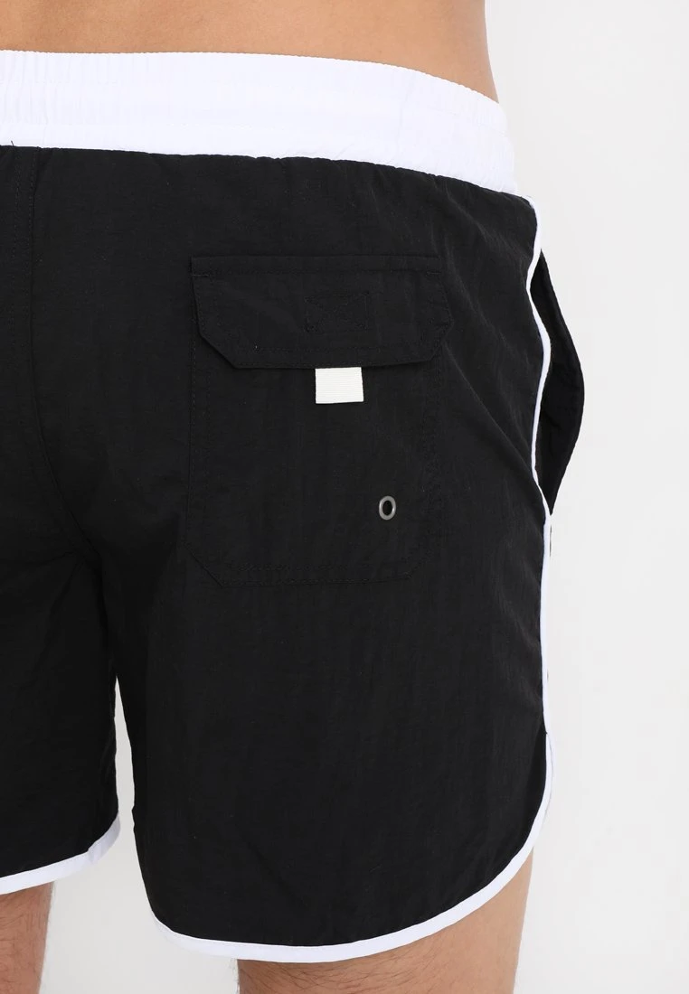 URBAN CLASSICS Retro - Zwemshorts - Black/White 4 URBAN CLASSICS Retro - Zwemshorts - Black/White - Afbeelding 2