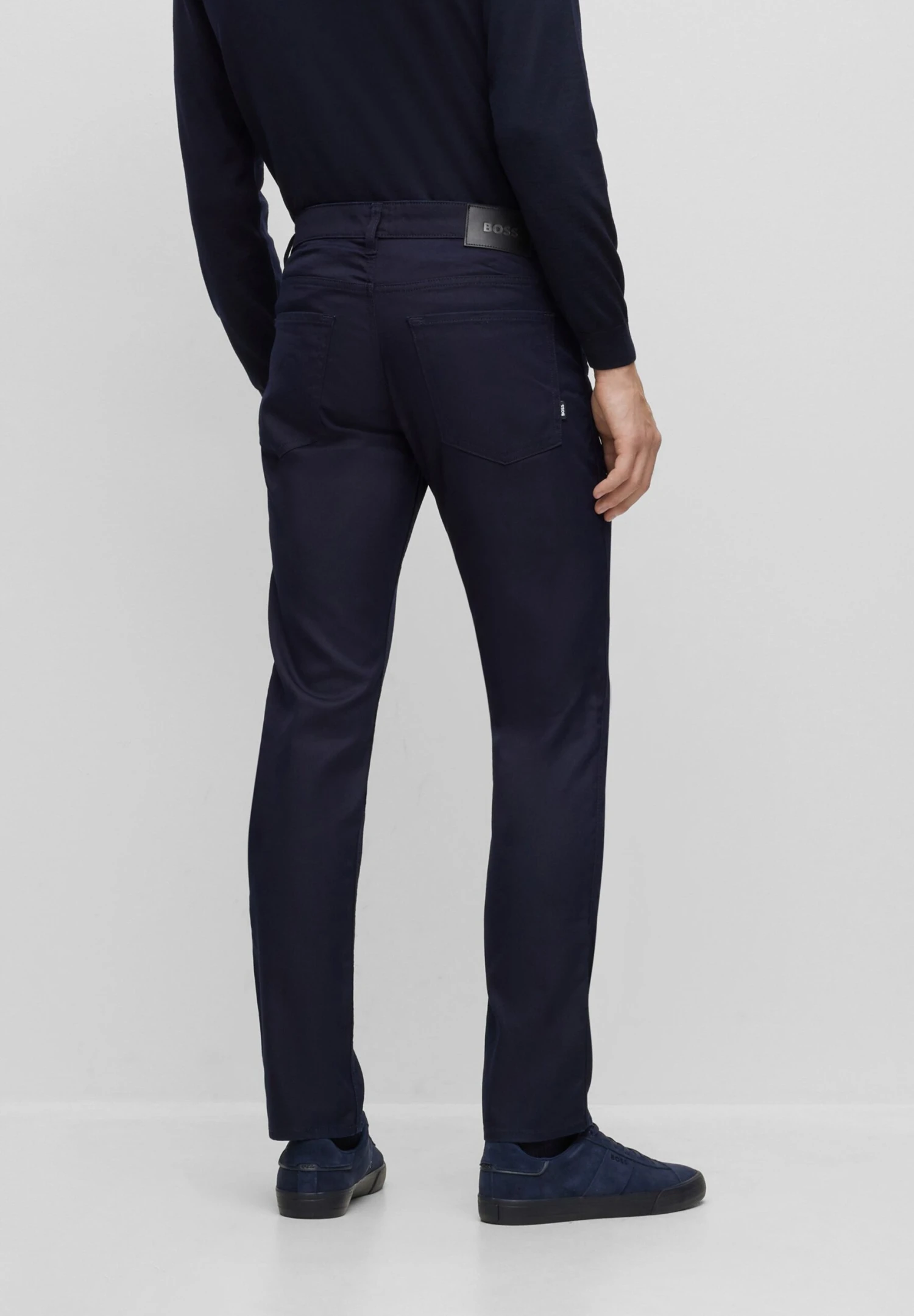 Boss Delaware - Slim Fit Jeans - Dark Blue 5 Boss Delaware - Slim Fit Jeans - Dark Blue - Afbeelding 3