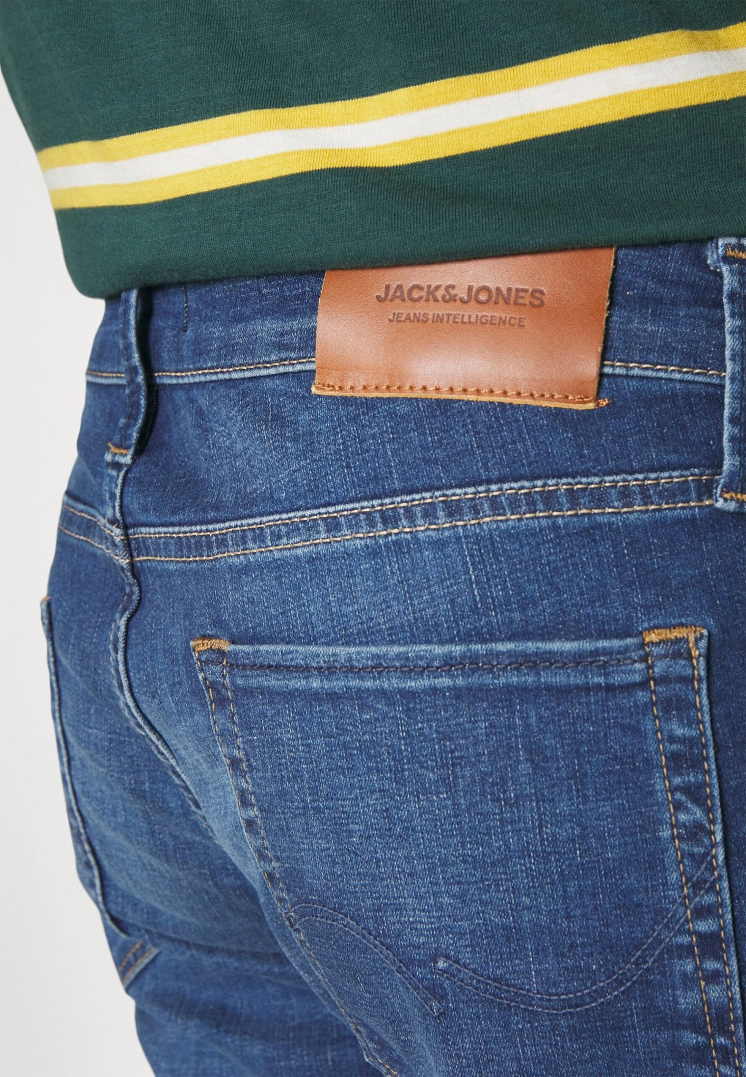 Jack & Jones Jjiglenn Jjicon - Slim Fit Jeans - Blue 7 Jack & Jones Jjiglenn Jjicon - Slim Fit Jeans - Blue - Afbeelding 5