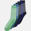 Jack & Jones Jackai Socks 5 Pack - Sokken - Surf The Webpack/Absinthe Green/Kombu Green/Silver Lake Blue/Navy Blazer 1 Jack & Jones Jackai Socks 5 Pack - Sokken - Surf The Webpack/Absinthe Green/Kombu Green/Silver Lake Blue/Navy Blazer -Jack and Jones Verkoopwinkel 9bc2661148fd41e5968464c53d1a91a2