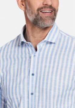 Lange Mouw Modern Fit Cut Away Streep - Overhemd - Light Blue -Jack and Jones Verkoopwinkel 9bcca2d1758d4e01ac666b9c4f01064f