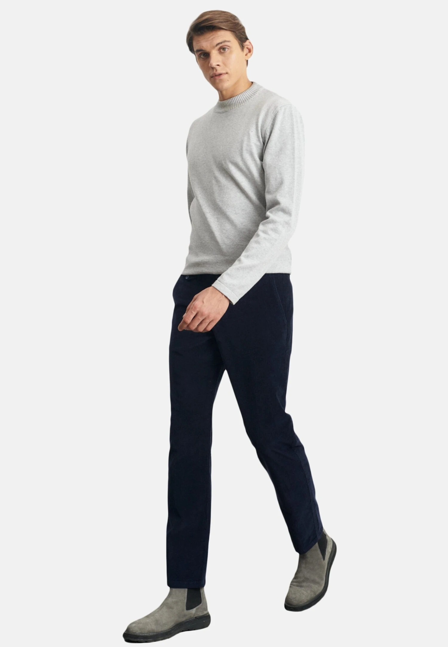 Comfort Fit Side Pocket- Broek - Navy Blue 6 Comfort Fit Side Pocket- Broek - Navy Blue - Afbeelding 4