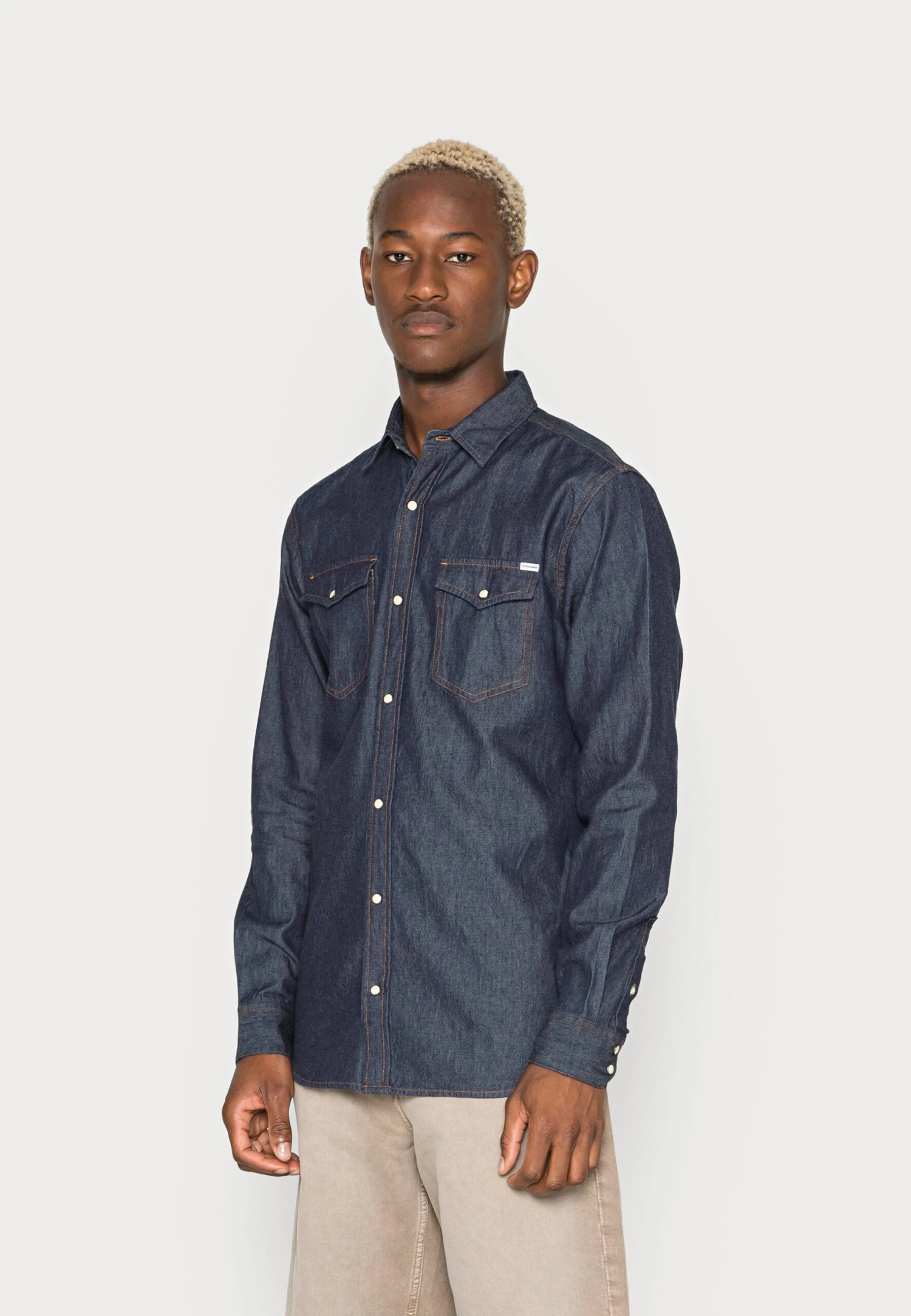 Jack & Jones Jjesheridan L S Noos - Overhemd - Dark Denim 3 Jack & Jones Jjesheridan L S Noos - Overhemd - Dark Denim