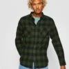 URBAN CLASSICS Checked - Overhemd - Black/Forest -Jack and Jones Verkoopwinkel 9db619ffc575465f8c1bd799a9b34ff3