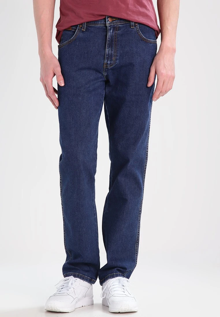 Wrangler Texas Stretch - Straight Leg Jeans - Darkstone 3 Wrangler Texas Stretch - Straight Leg Jeans - Darkstone