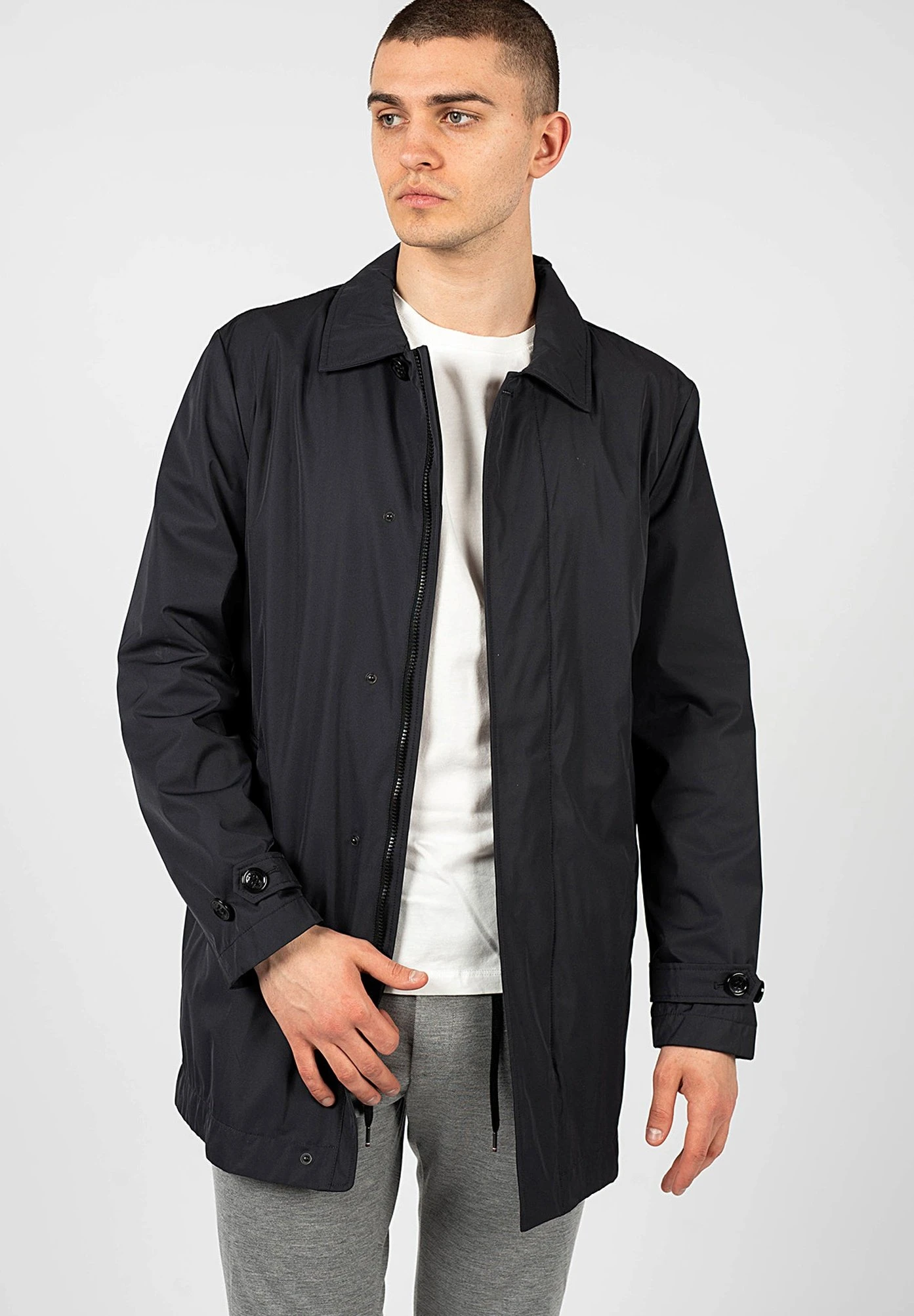 Geox Bayle - Halflange Jas - Dunkelblau 3 Geox Bayle - Halflange Jas - Dunkelblau